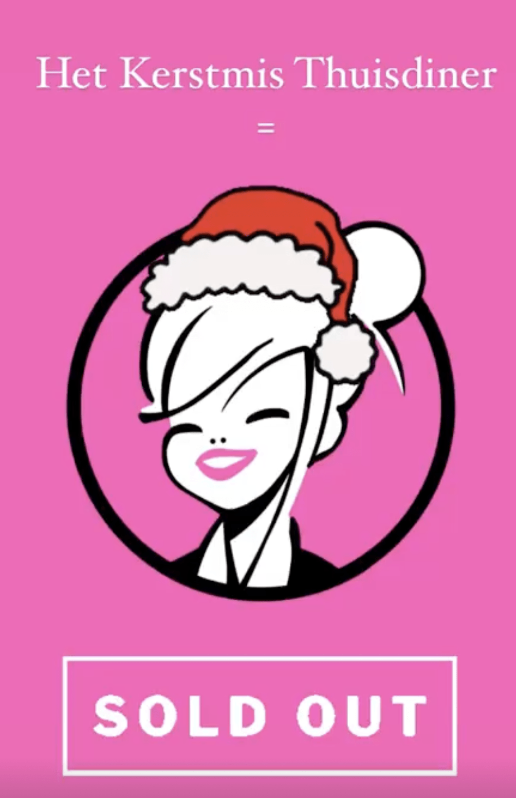 Mevrouw Kortekaas Kerstmis Thuisdiner sold out