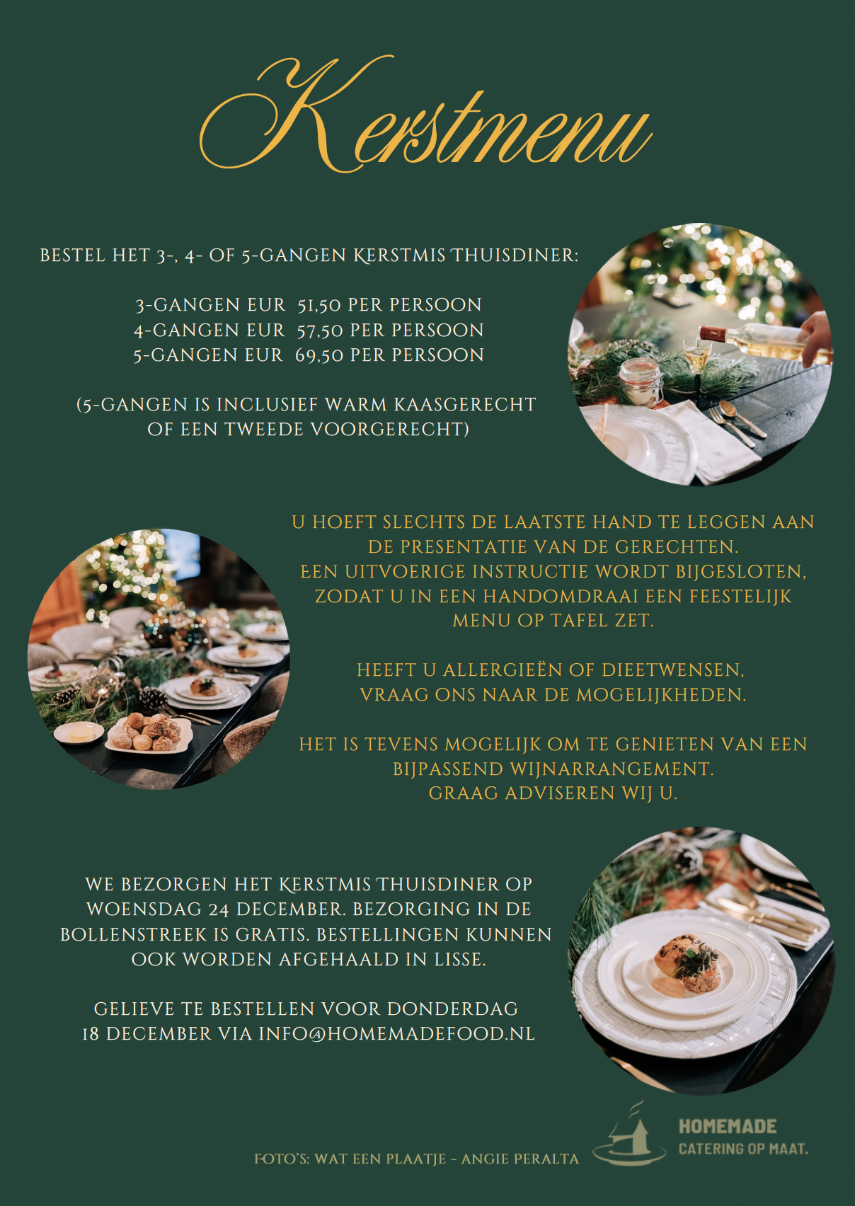 Mevrouw Kortekaas Kerstmis Thuisdiner 2025